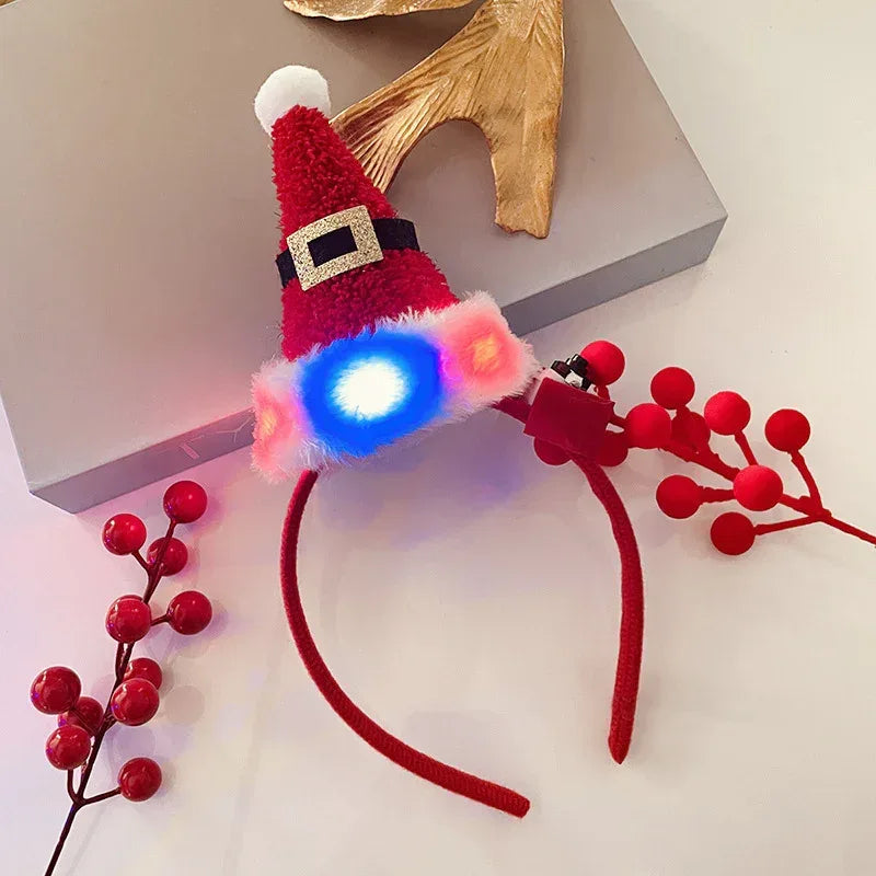 Christmas With Light Headband Snowflake - Viexta