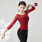 Dress Mesh Top For Women Ballet Practice