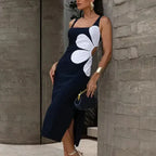 Spring New Versatile Flowers Dress - Viexta