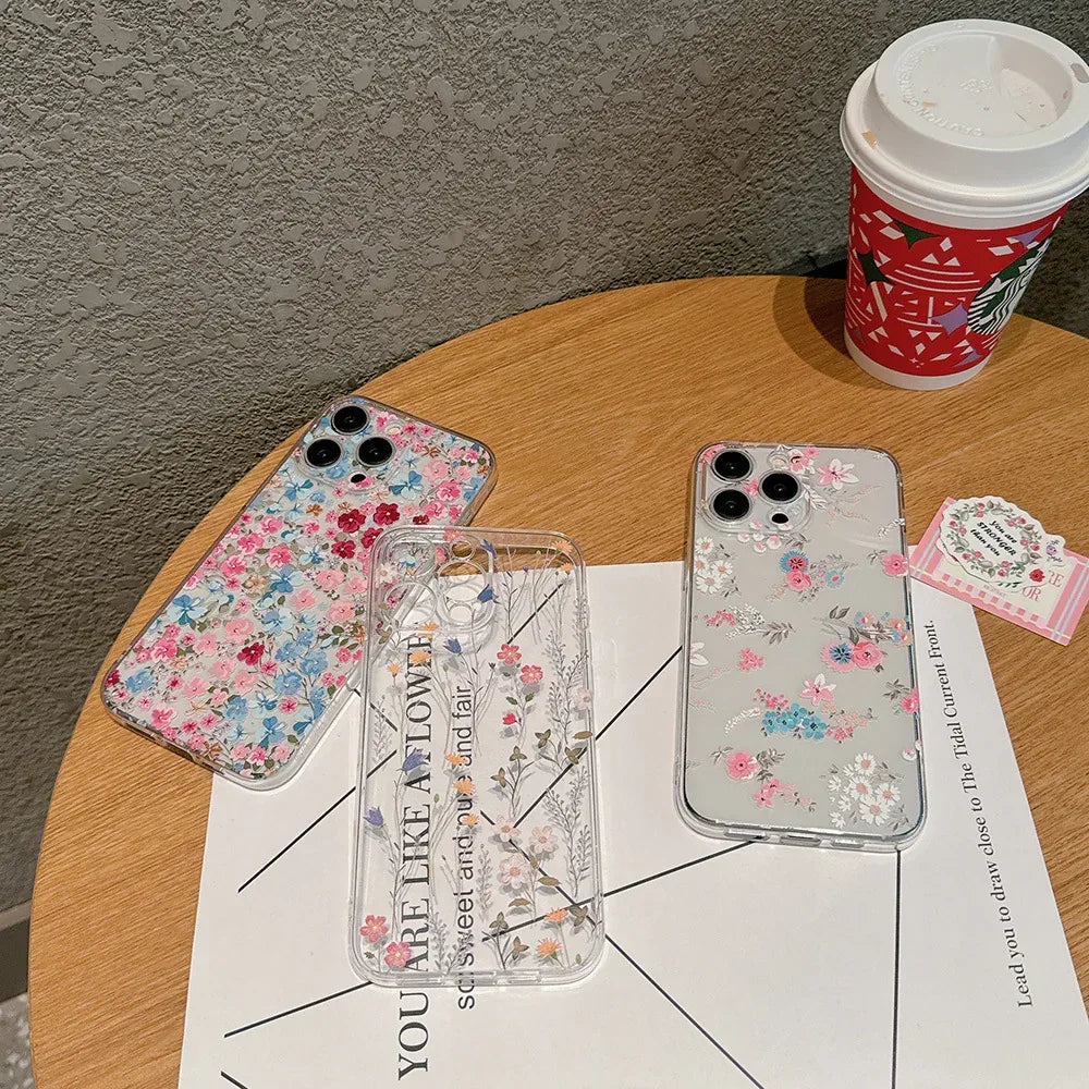 ins-floral-phone-flower-iphone-case - Viexta