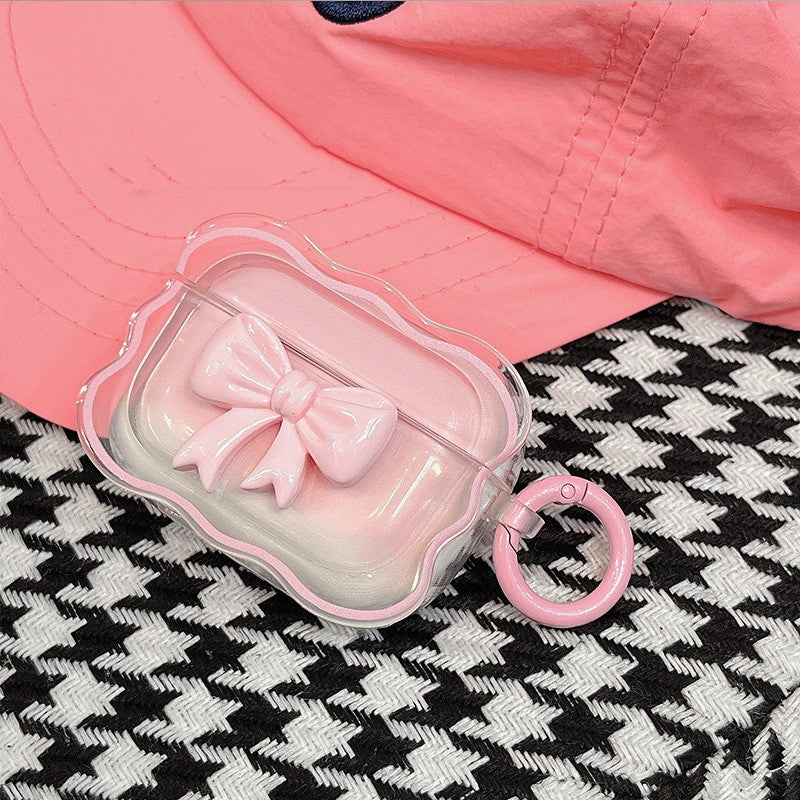 Three-dimensional Bow AirPods Case