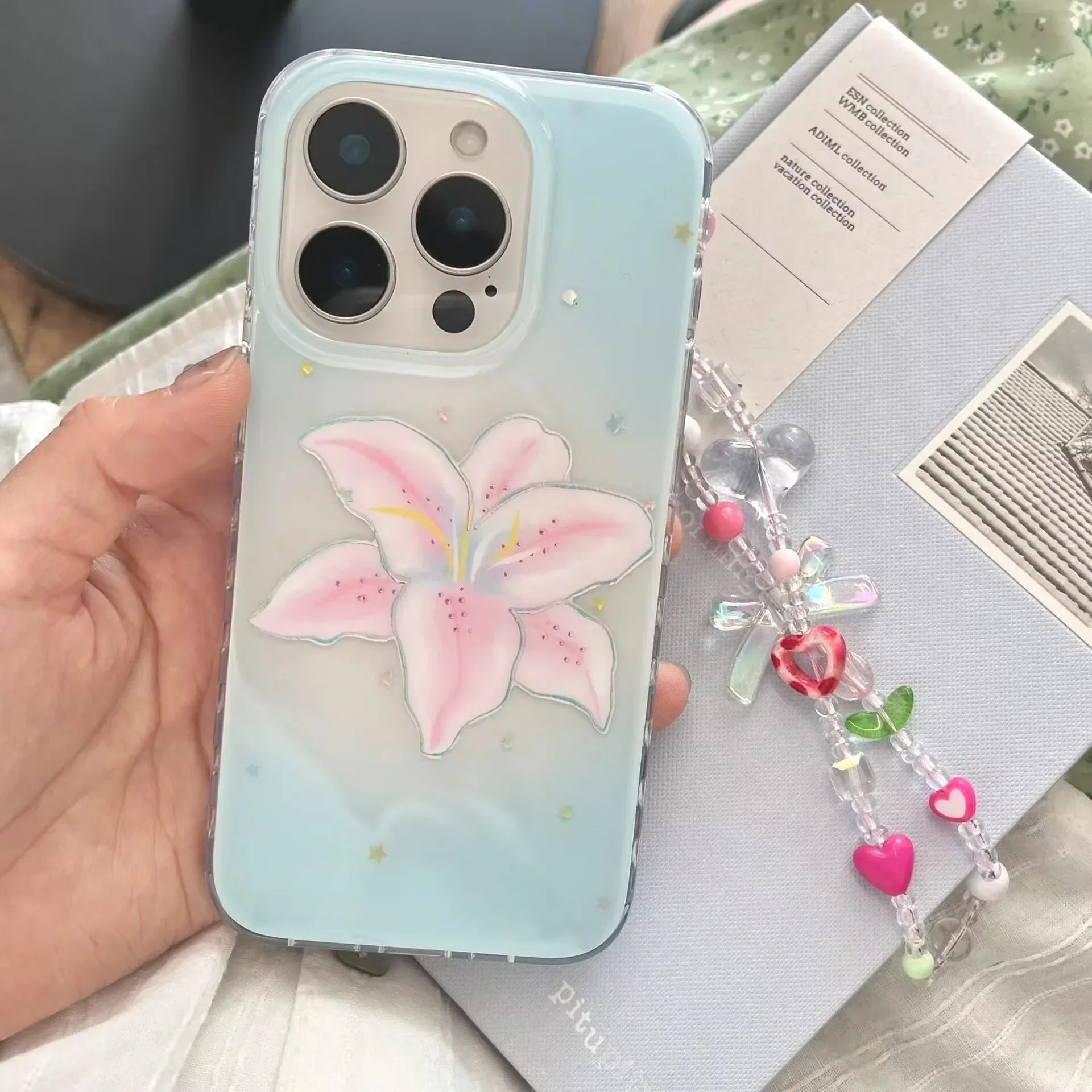 Minimalist Gilded-line Daffodil iPhone Case - Viexta