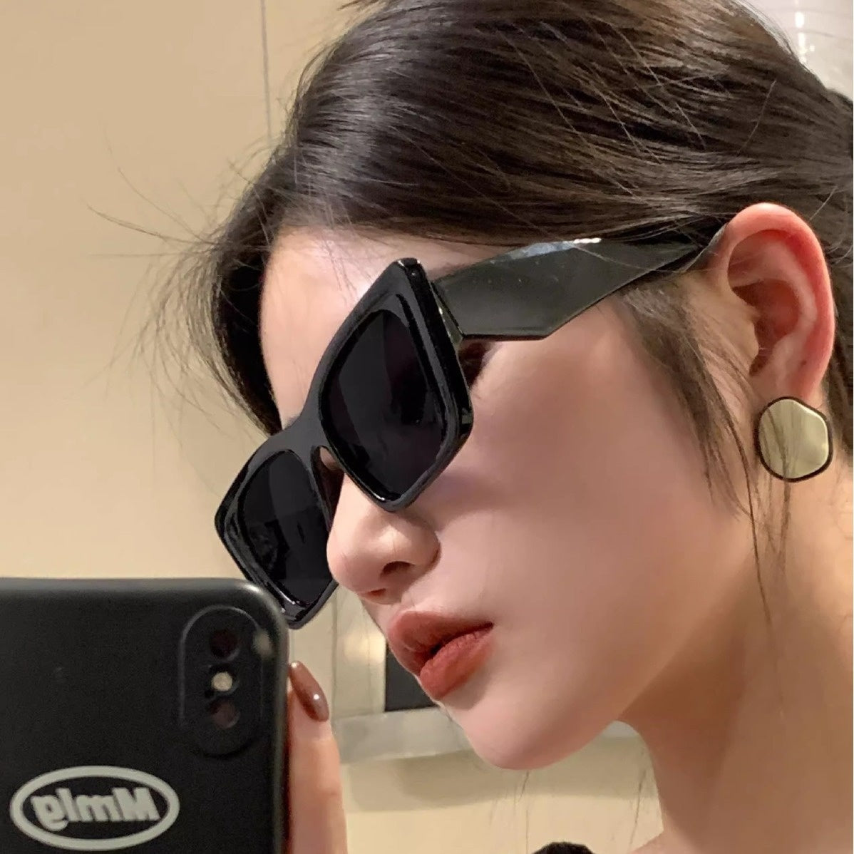 Retro Cat Eye Large Rim Sunglasses