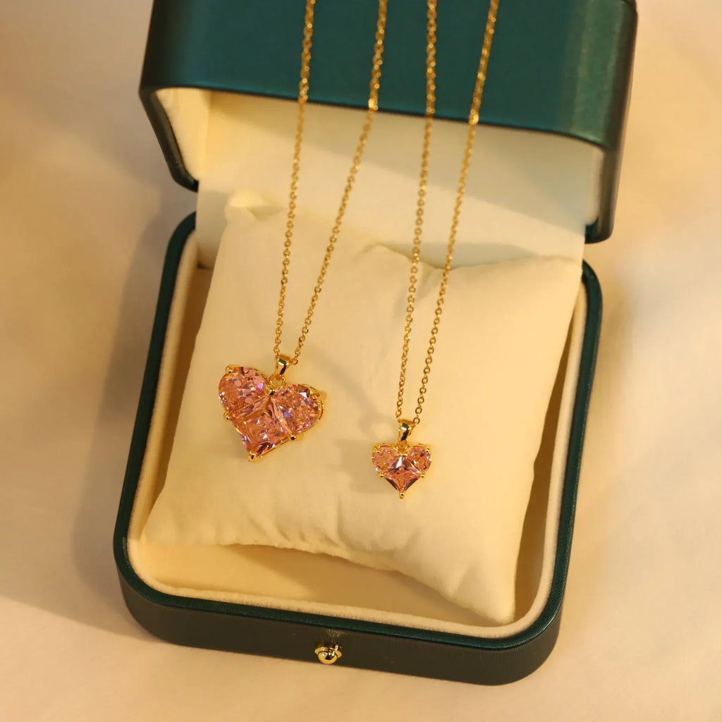 Princess Heart Clavicle Chain - Viexta