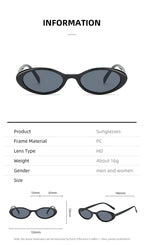 retro-water-drop-oval-frame-personalized-glasses - Viexta