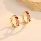Zircon !8k Stud Earrings - Viexta