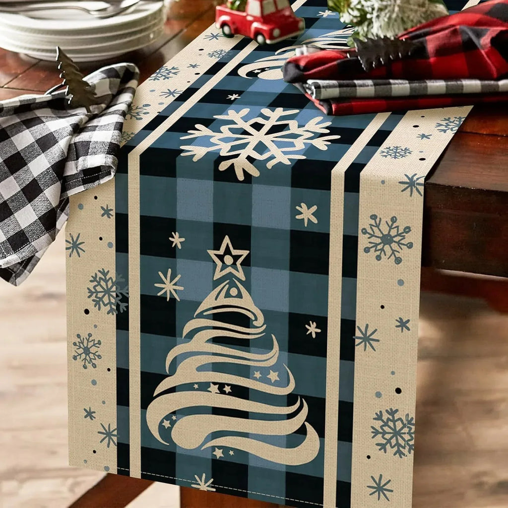 christmas-trees-merry-xmas-table-runner - Viexta
