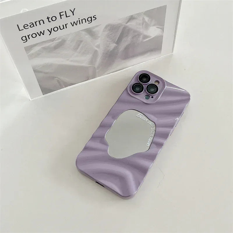 Summer Corrugated Mirror iPhone Case - Viexta