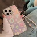 Laser Loving Heart Bracket Silicone iPhone Case - Viexta