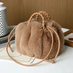Plush Versatile Pleated Cloud Bag - Viexta