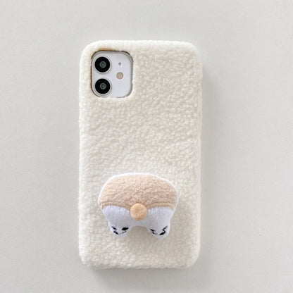 Hat Bear Plush Silicone Cases for Iphone