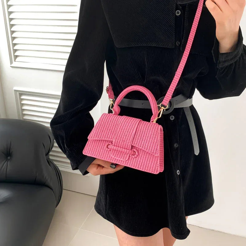 French Fashion Casual Simple Western Style Simple Fashion Shoulder Messenger Bag - Viexta