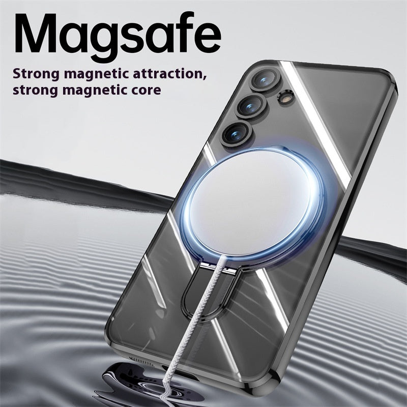 Transparent Plating Bracket Silicone Samsung Protective case