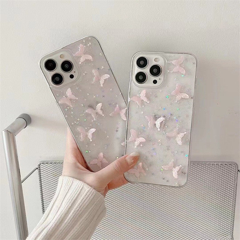 Butterfly Sequins iPhone Case