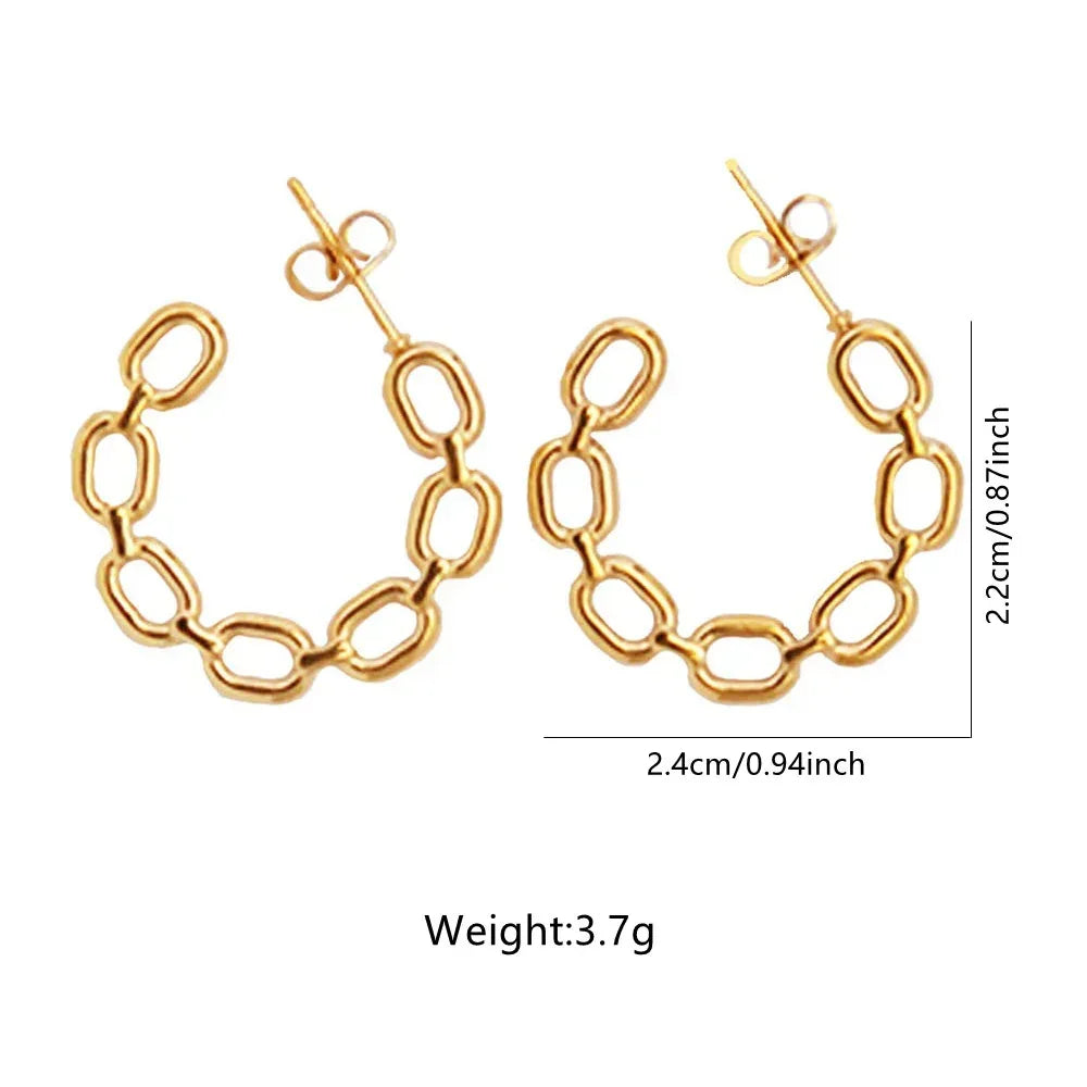 Stainless Steel Hoops - Viexta