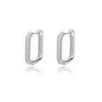 18K Micro Inlaid Zircon Earrings