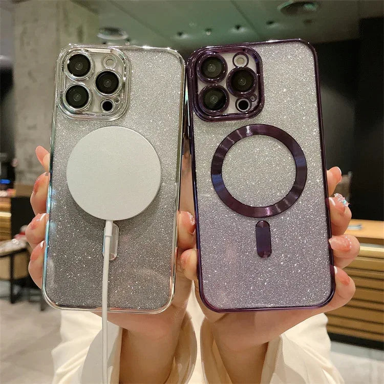 Magnetic Electroplating Soft Shell iPhone Case - Viexta