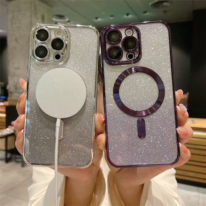 Magnetic Electroplating Soft Shell iPhone Case