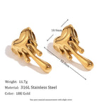 Elegant Heart Stud Earrings - Viexta
