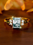 Geometric Edge Horse-eye Aquascaping Ring - Viexta