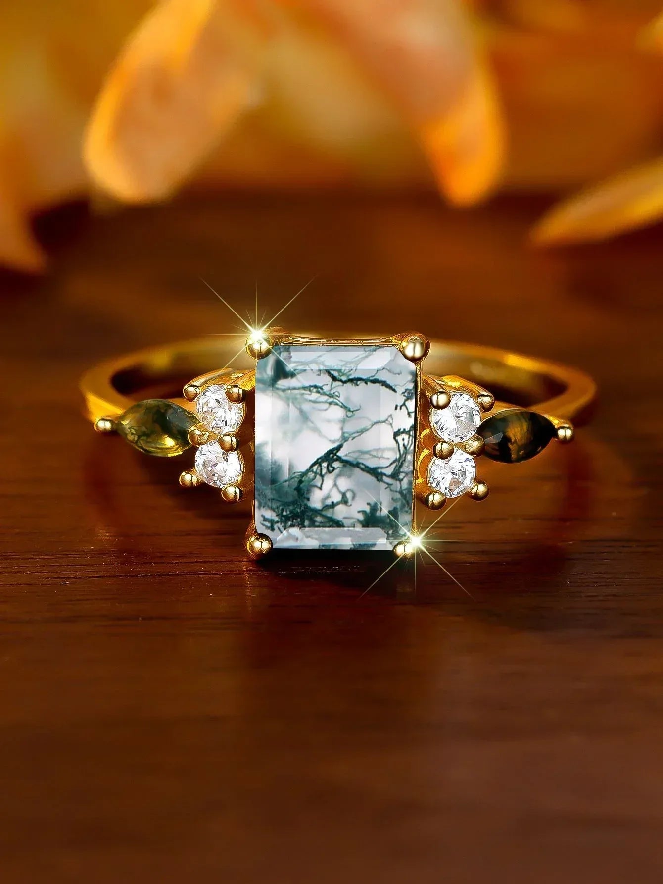 Geometric Edge Horse-eye Aquascaping Ring - Viexta