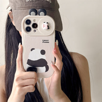 Furry Panda iPhone Case