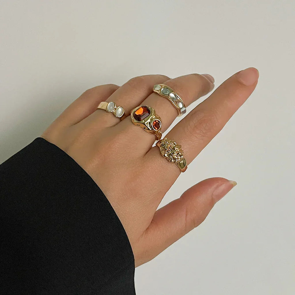 Diamond Gemstone Ring Suit - Viexta