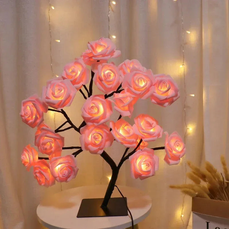 Rose Tree Lamp Decoration - Viexta