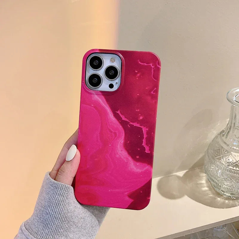 Water Sticker Marbling iPhone Case - Viexta