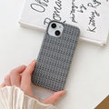 Woven Plaid Mobile iPhone Case - Viexta
