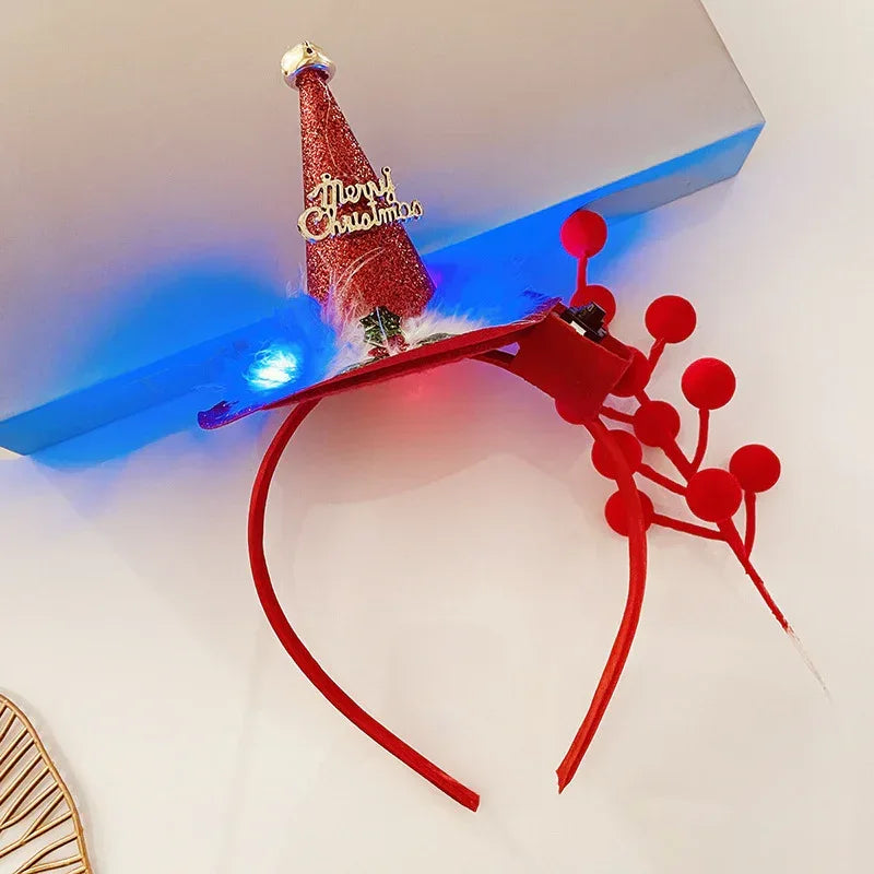 Christmas With Light Headband Snowflake - Viexta