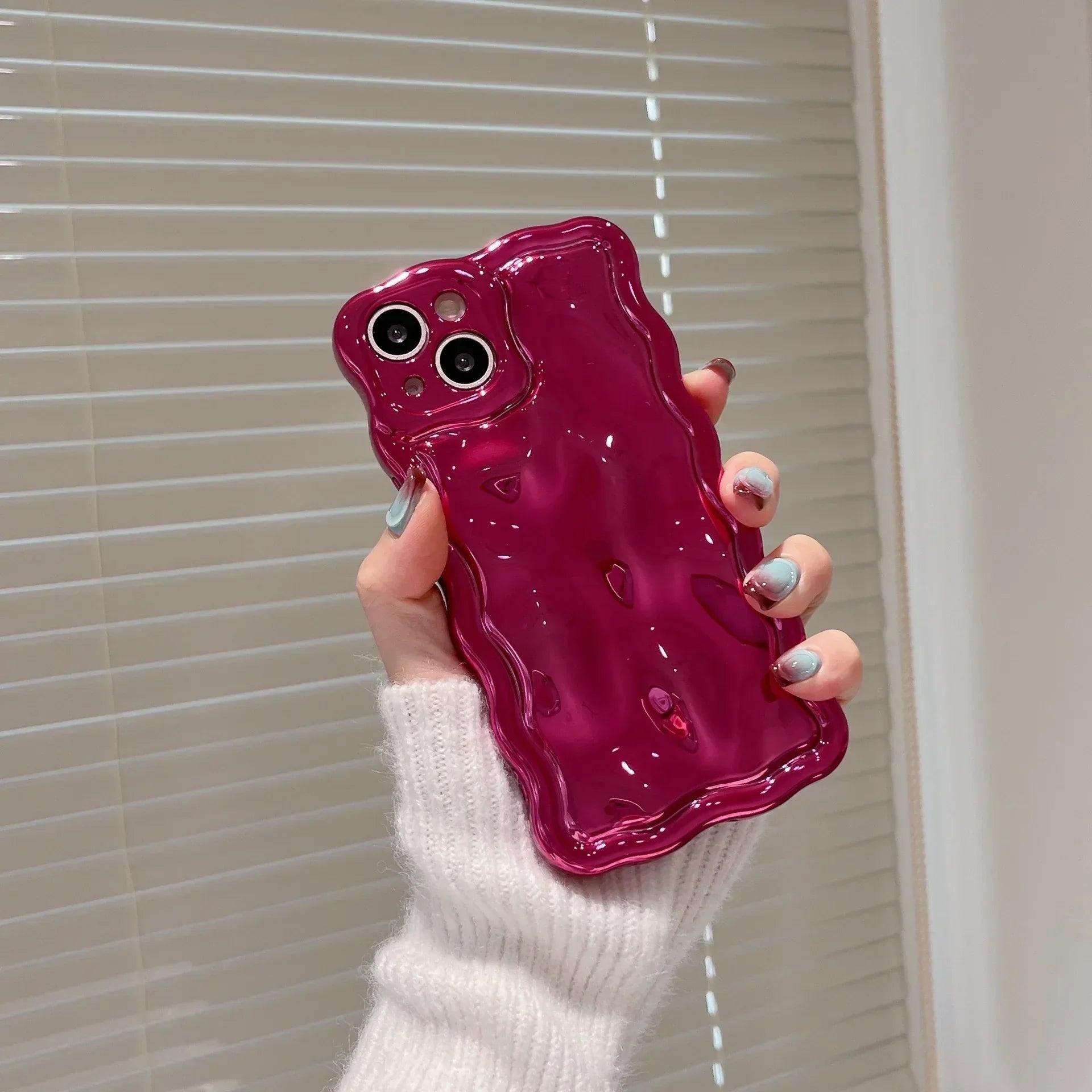 Niche Wind Wave Shell iPhone case - Viexta