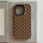 Red Polka-dot iPhone Case - Viexta