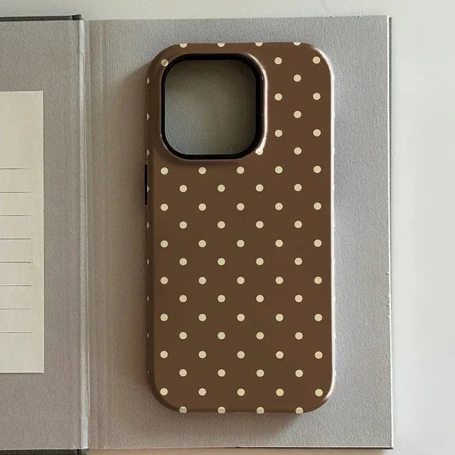 Red Polka-dot iPhone Case - Viexta