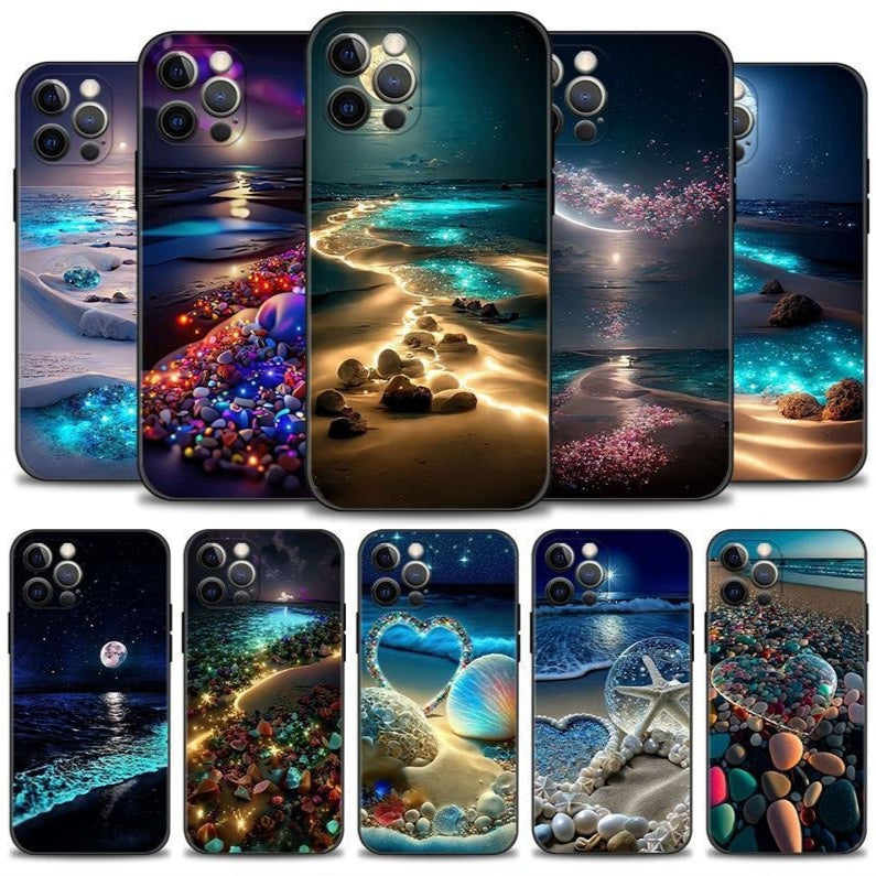 Back Cover Painted Drop-resistant Beach iPhone Case