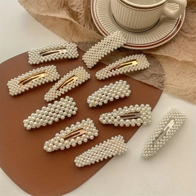 Faux Pearl HairClip