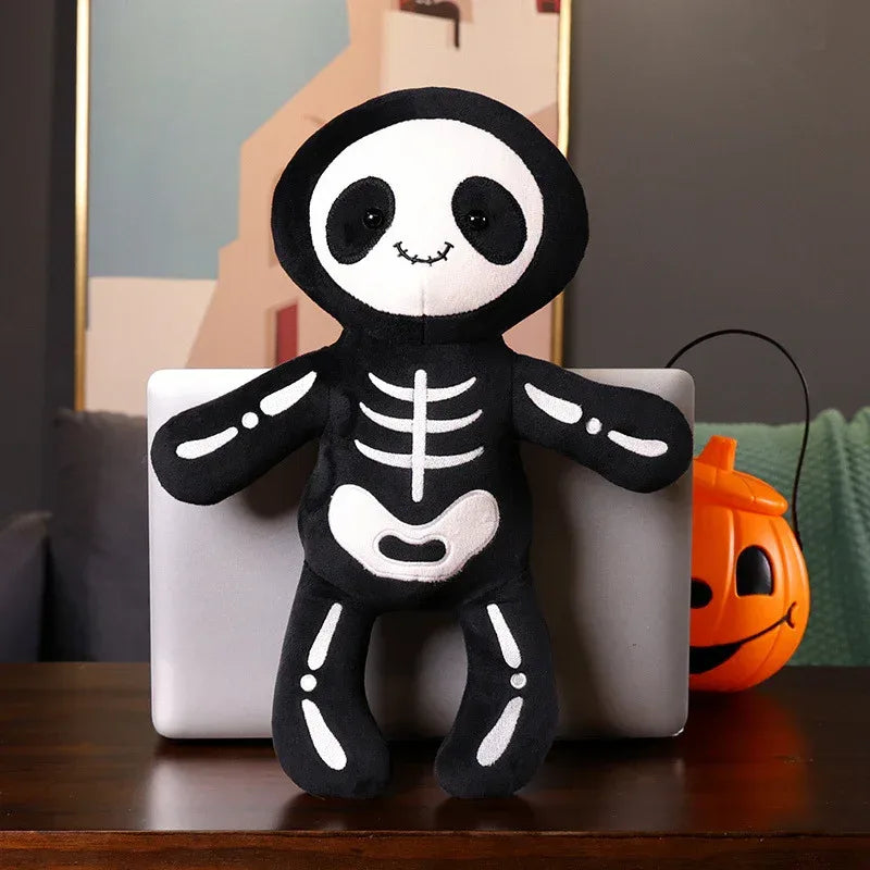 Halloween Props Skull Pillow Plush Toy - Viexta
