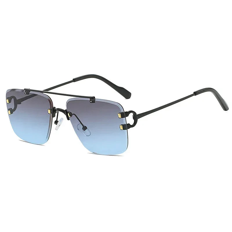 Fashion Simple Retro Square Sunglasses - Viexta