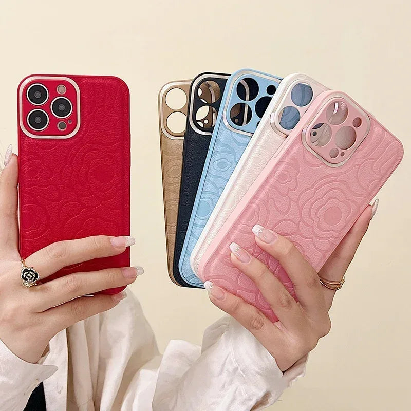 camellia-all-inclusive-drop-resistant-iphone-case - Viexta