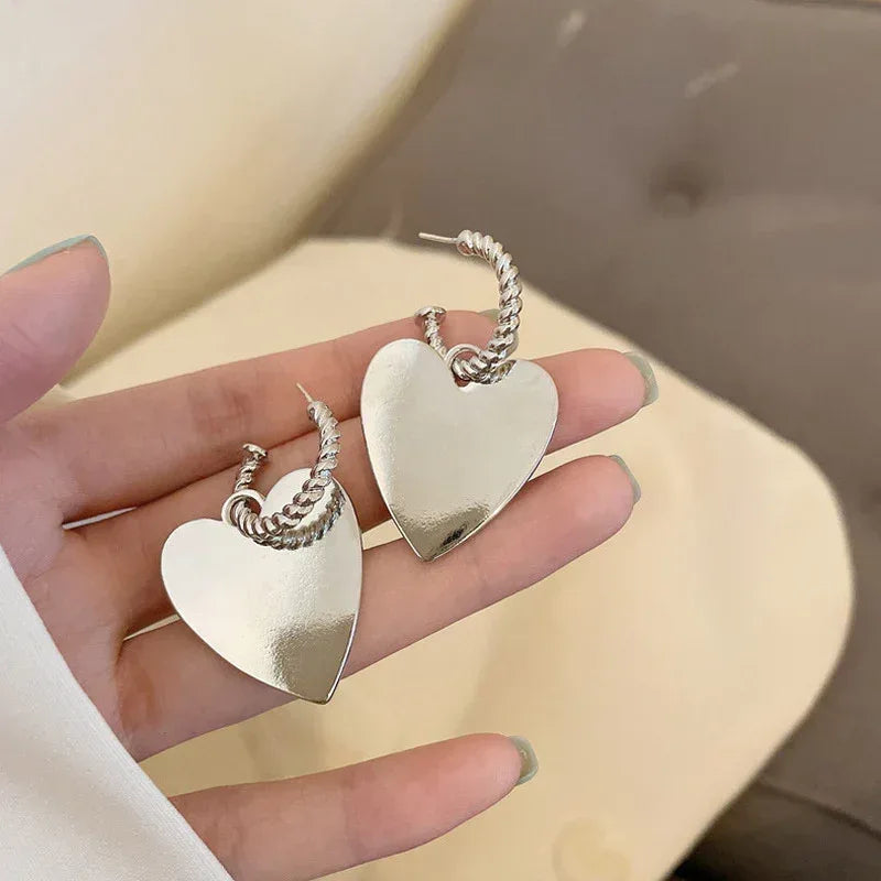 S925 Silver Needle Love Series Earrings - Viexta