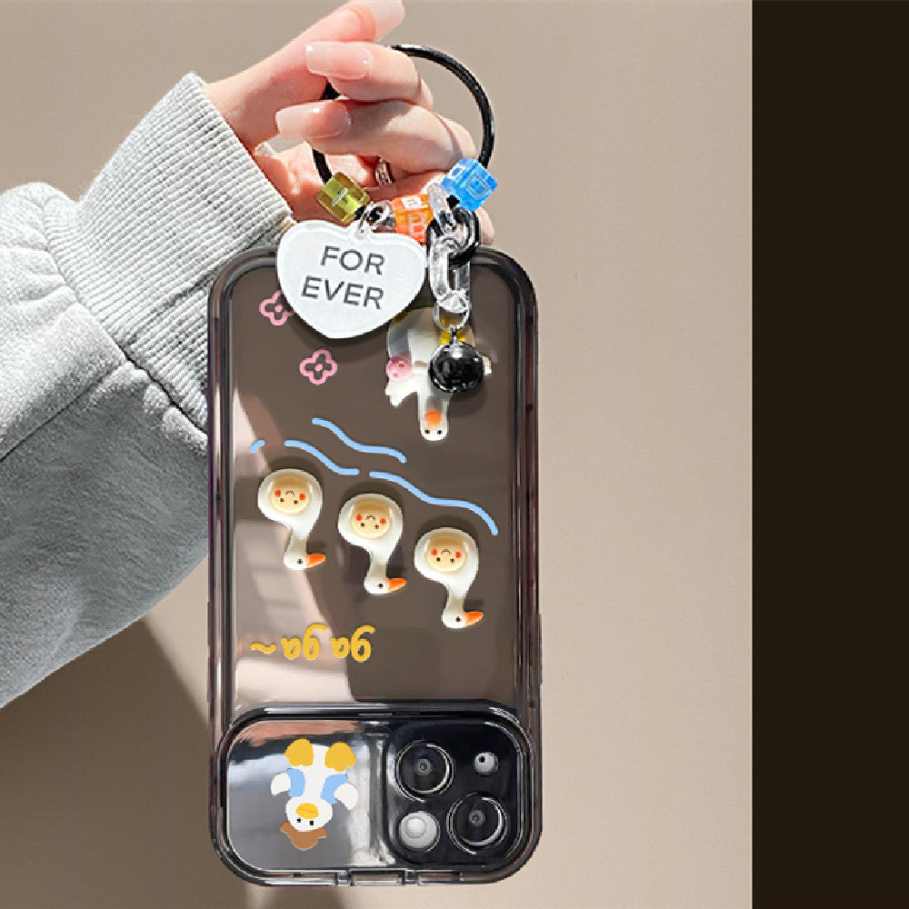 Duck Flip Mirror iPhone Case