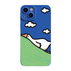 Creative Cute Cartoon Duck Silicone iPhone Case