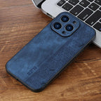 Leather Pattern Drop-resistant Business iPhone Case - Viexta