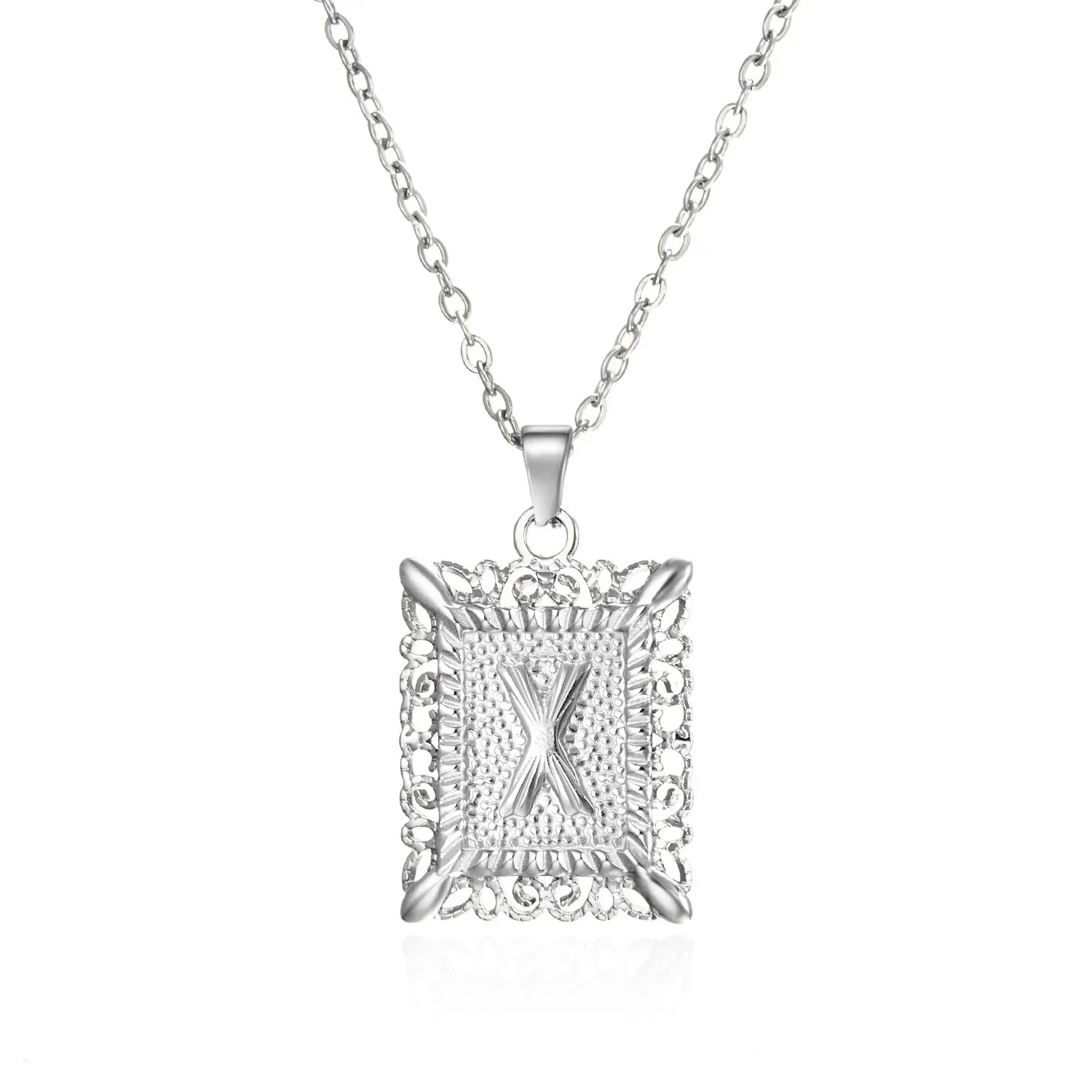 stainless-steel-initial-necklace - Viexta