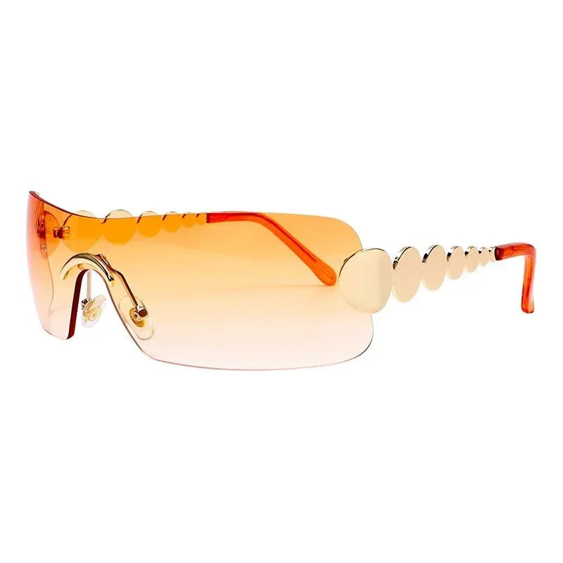 One Piece Rimless Outdoor Sunglasses - Viexta