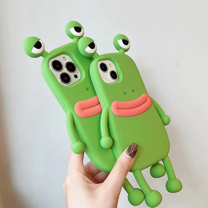 Silicone 3D Frog IPhone Case