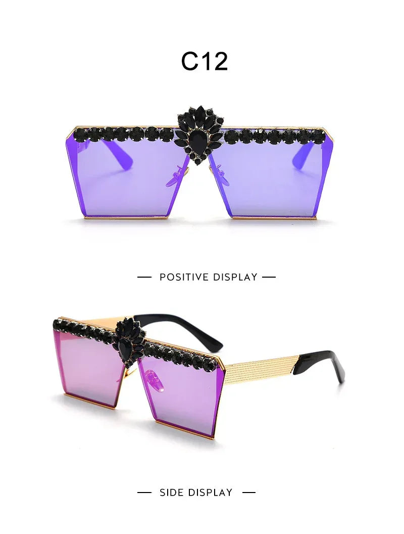 Ladies Fashion Square Sunglasses - Viexta