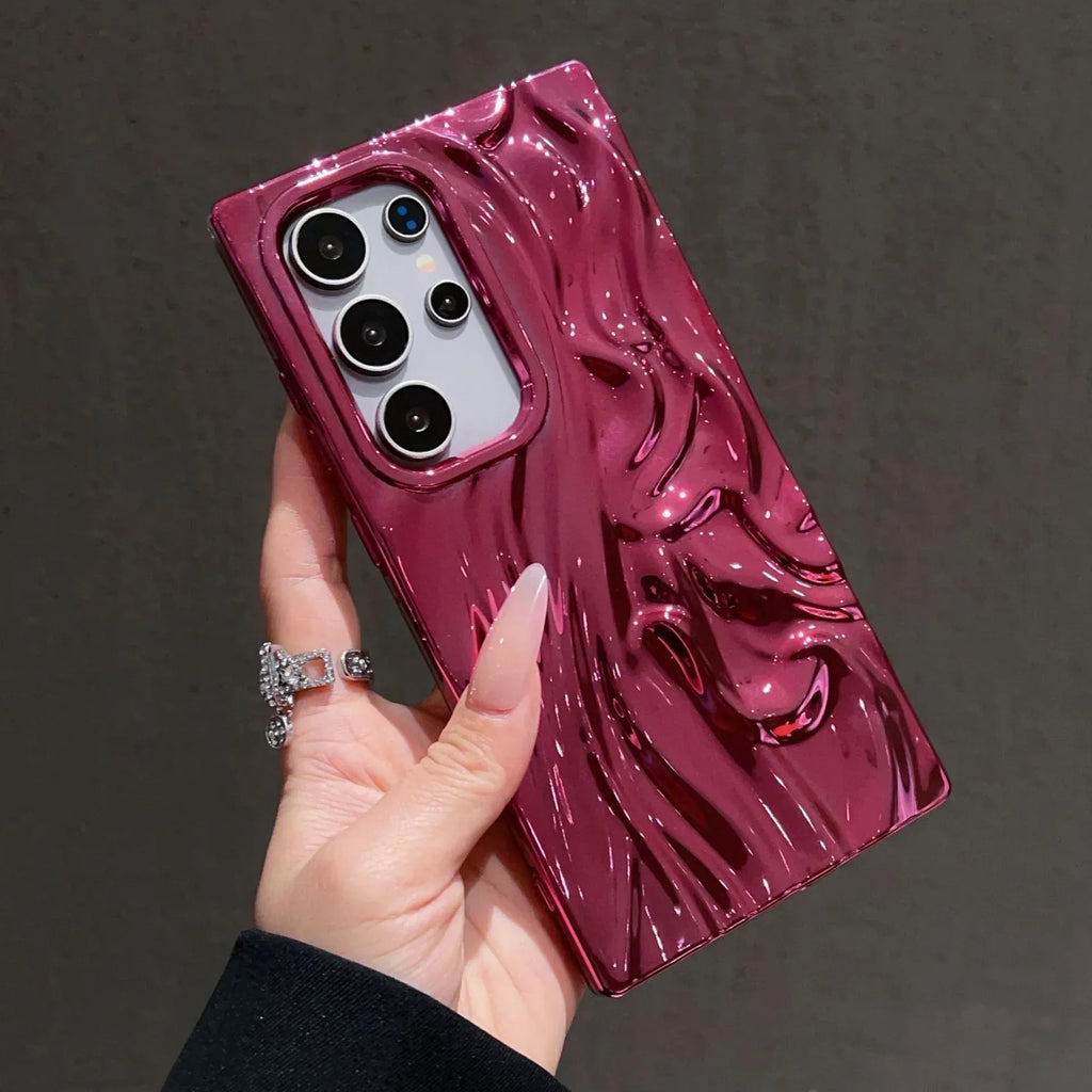 Three-dimensional Pleated Samsung Case - Viexta