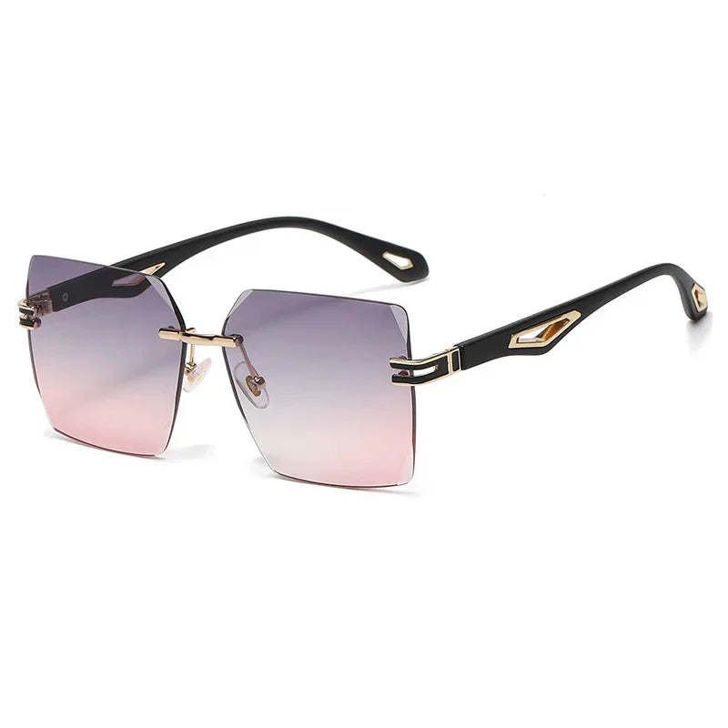 Frameless Trimming Sunglasses Fashion - Viexta