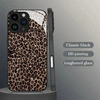 Personalized Black Leopard-print iPhone Case - Viexta